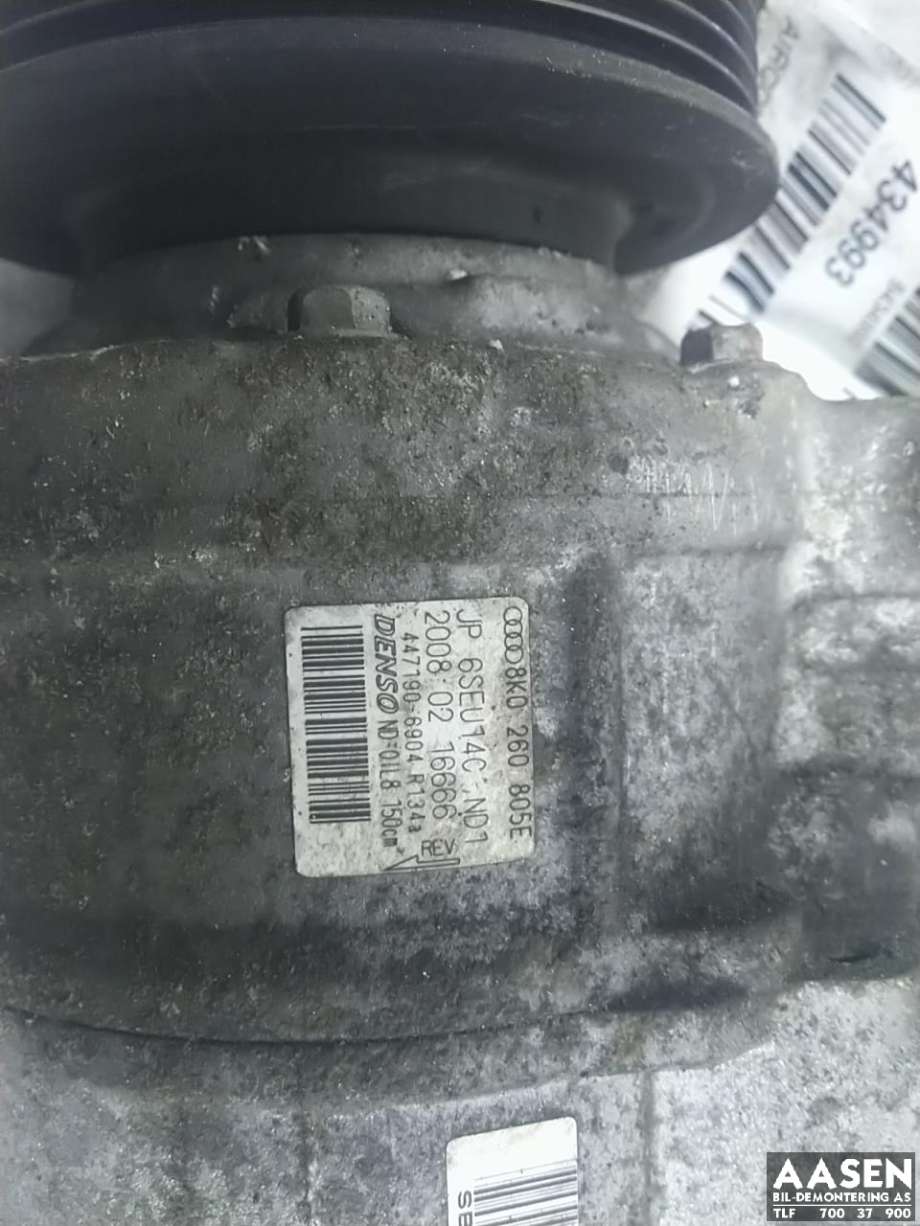 Aircondition kompressor til Audi A4 2007-2014 (Type IV) (B8) (B8) (8K0 260 805 L|)