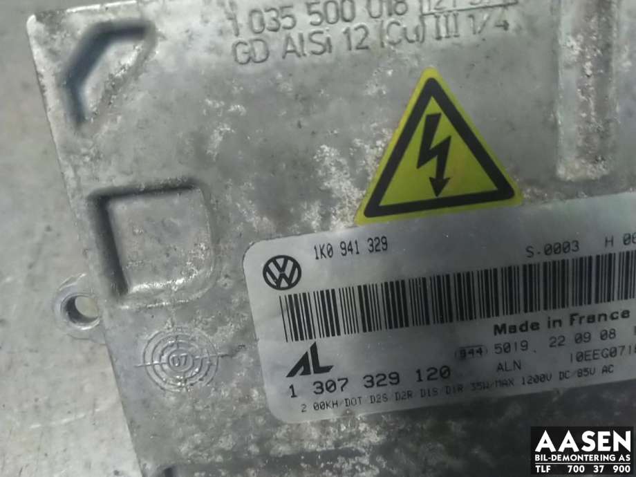 Styreenhet xenon/ballast til VW Touran 2007-2010 (Type I, Fase 2) (1K0 941 329|)