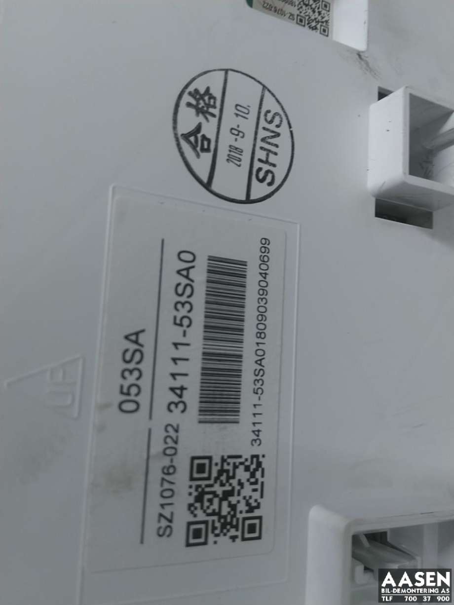 Instrumentpanel til Suzuki Vitara 2015-->> (Type IV)  