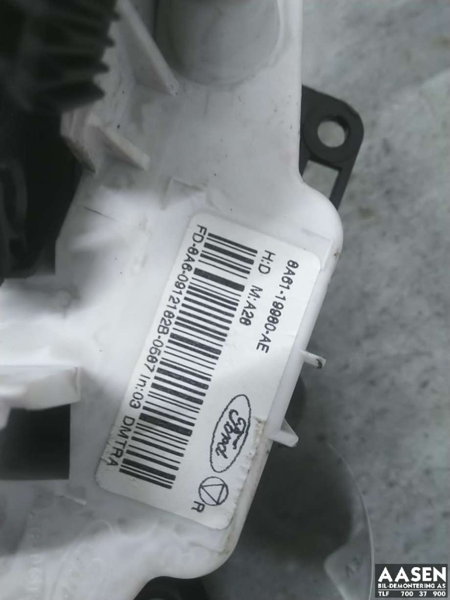 Varmeapparat betjening til Ford Fiesta 2008-2012 (Type VI, Fase 1)  (1777068|)