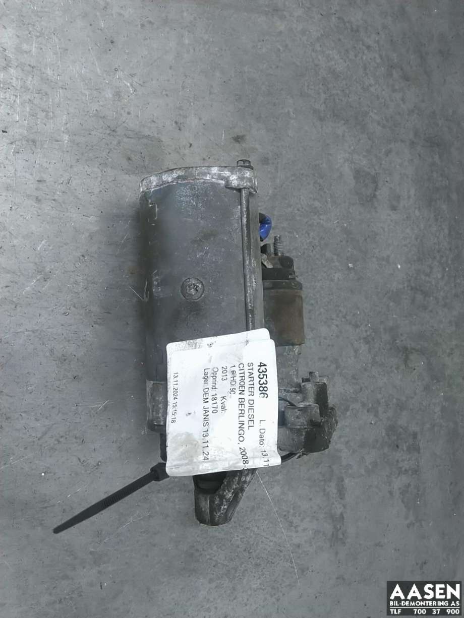 Starter diesel til Citroën Berlingo, 2008-2015 (Type II, Fase 1) (5802 AE)