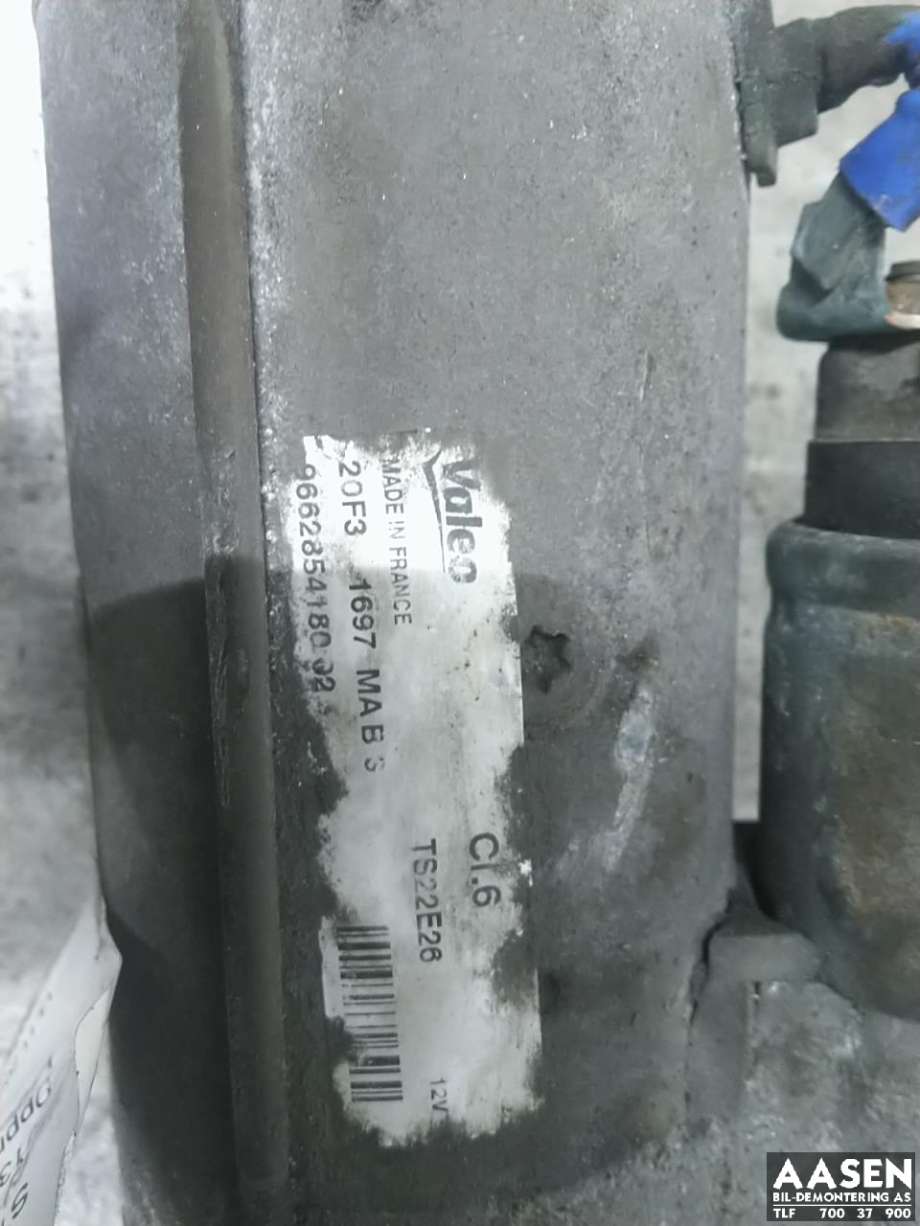 Starter diesel til Citroën Berlingo 2008-2015 (Type II, Fase 1) (5802 AE|5802 CE|)