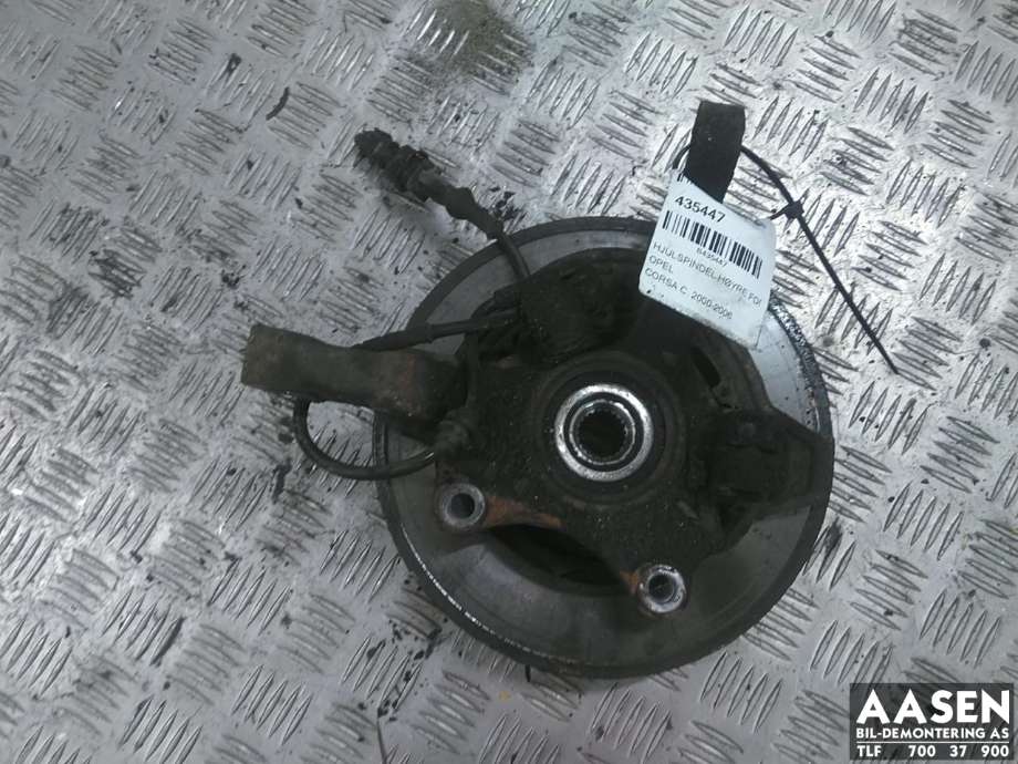 Hjulspindel høyre foran til Opel Corsa C, 2000-2006  