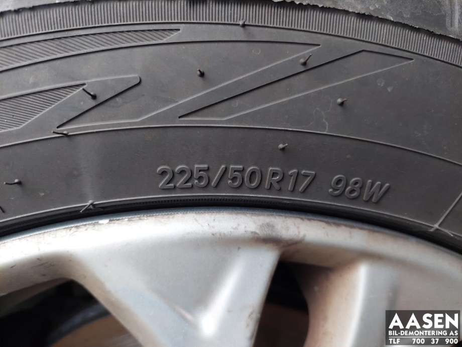Hjulsett aluminium sommer til Ford S-Max 2010-2015 (Type I, Fase 2)
