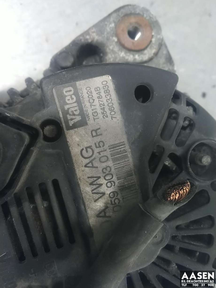 Dynamo diesel til Audi A6 2005-2008 (Type III, Fase 1) (C6) (C6) (059 903 015 R|059 903 015 RX|)