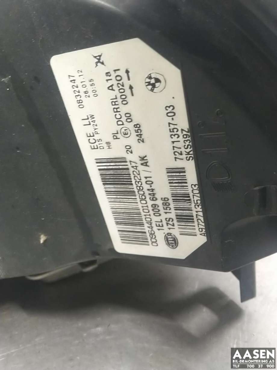 Frontlykt venstre xenon til BMW X6 2008-2014 (E71/E72) (E71/E72) (63 11 7 287 009|)
