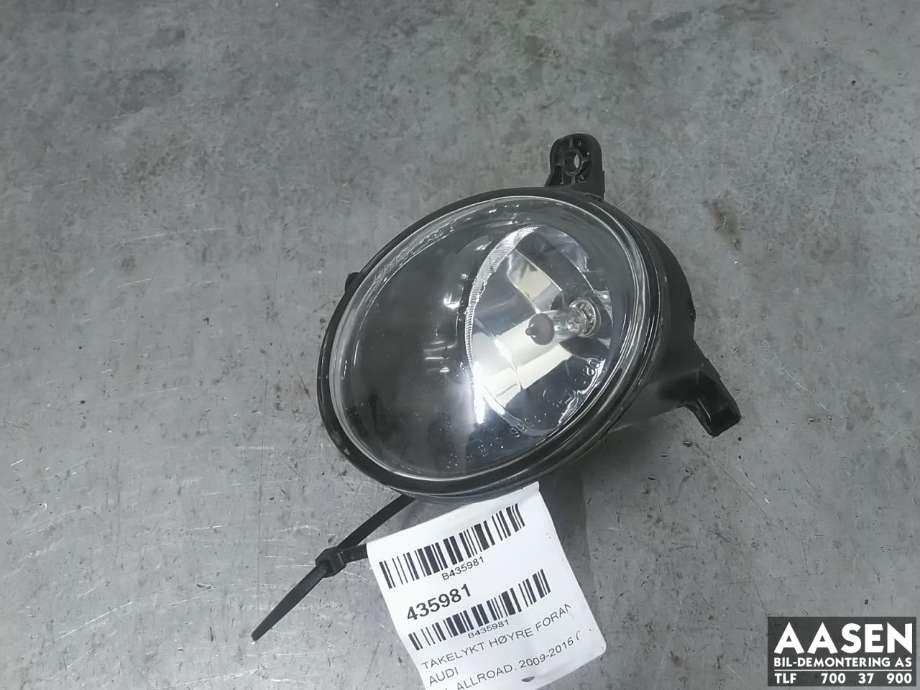 Tåkelykt høyre foran til Audi A4, Allroad, 2009-2016 (Type I) (B8) (B8) (8T0 941 700 B)