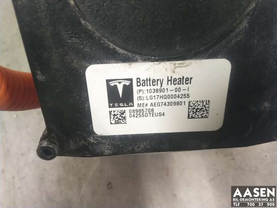 Batterivarmer/kjøl til Tesla Model S 2016-2021 (Fase 2) (1038901-00-I|)