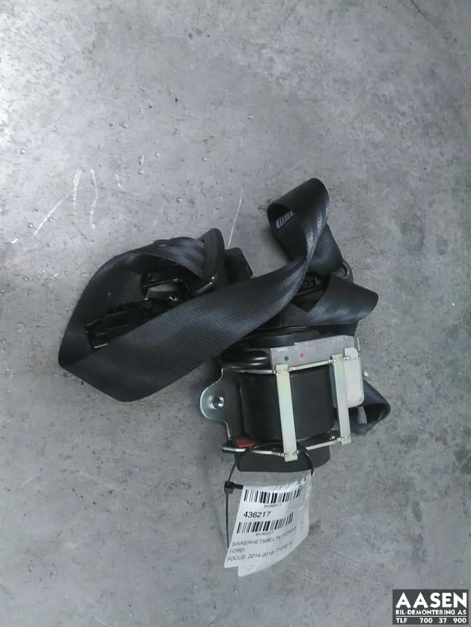 Sikkerhetsbelte foran høyre til Ford Focus, 2014-2018 (Type III, Fase 2)  (1839761)