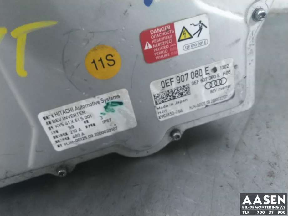 Inverter elbil til Audi e-tron 2018-->> (0EF 907 080 E|0EF 907 080 H|)