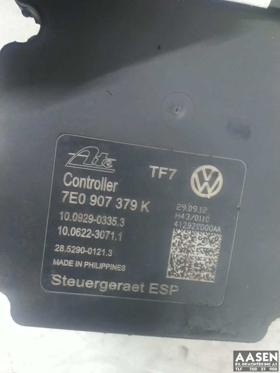 ABS sentral til VW Transporter / Caravelle 2009-2015 (Fase 2) (T5) (T5) (7E0 614 517 H|)