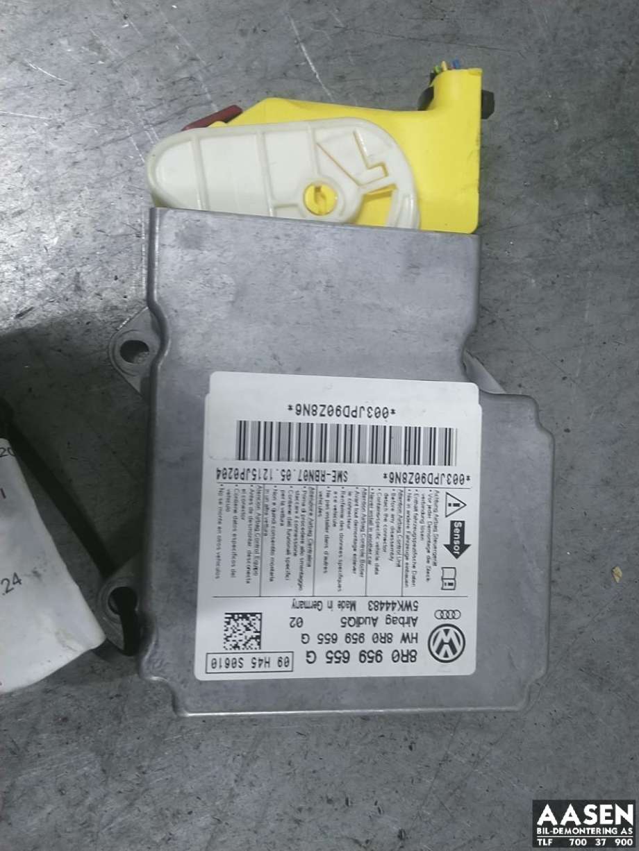Airbag elektronikk til Audi Q5, 2008-2012 (Type I, Fase 1)  (8R0 959 655 G)