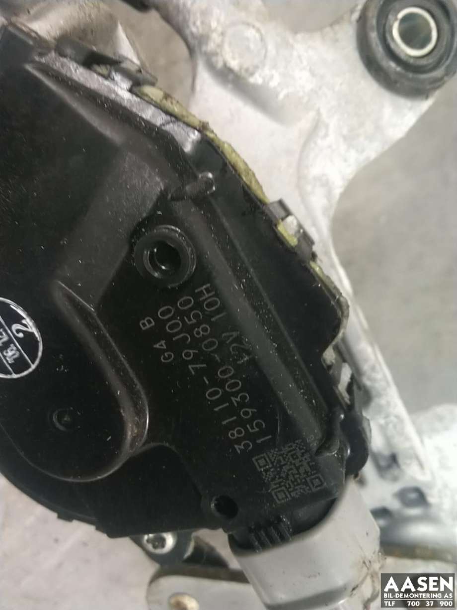 Viskermotor frontrute komplett m/overføring til Suzuki SX4 2006-2009 (Type I, Fase 1)