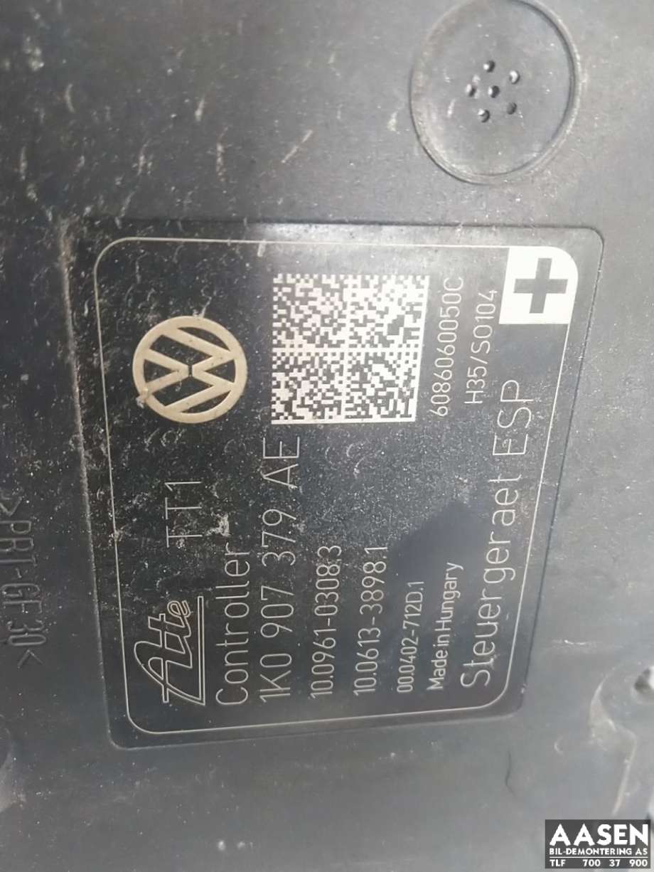 ABS sentral til VW Golf VI 2008-2012  (1K0 614 517 BK|)