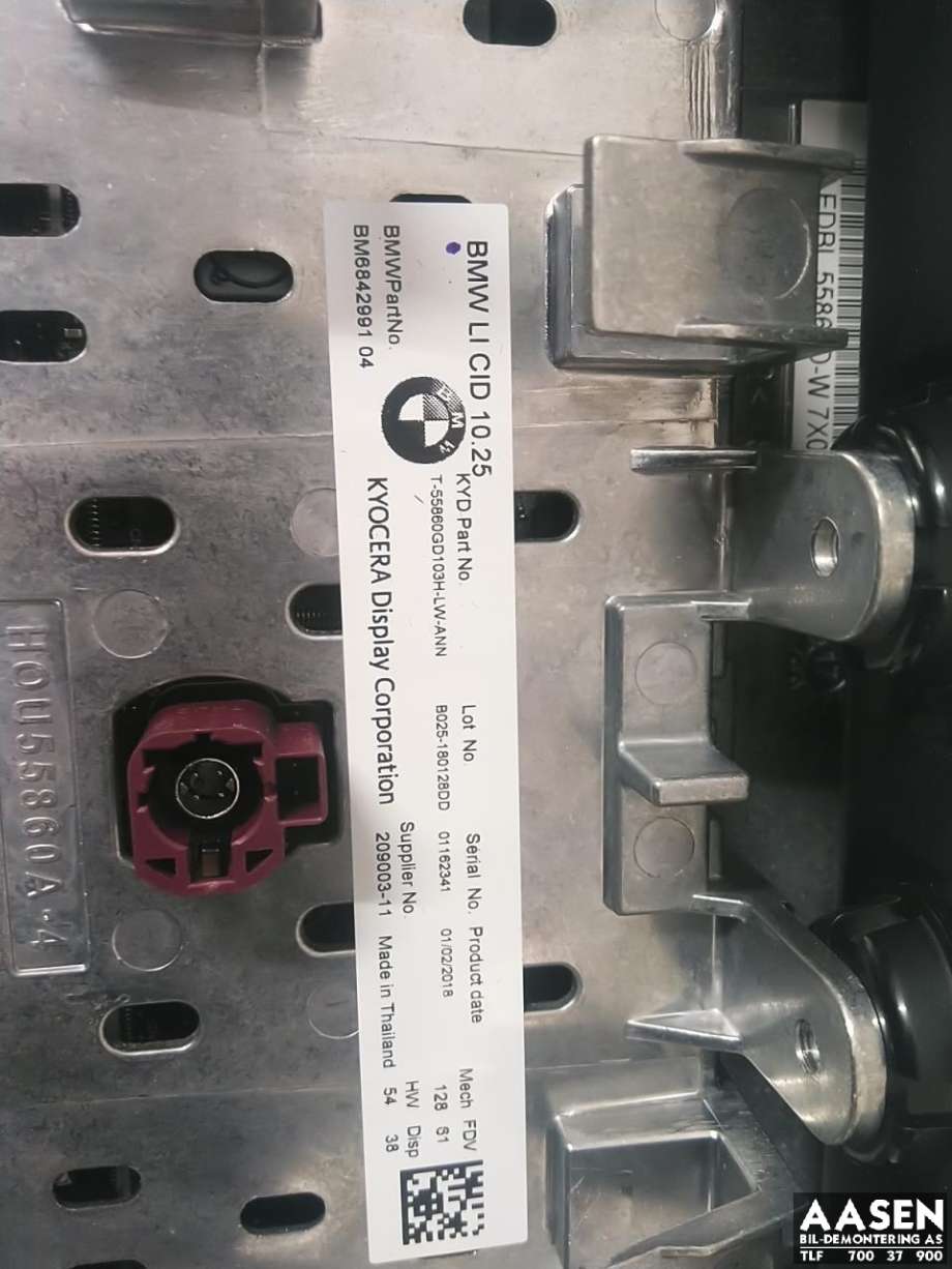 Instrument kjørecomputer til BMW i3 2013-2022  