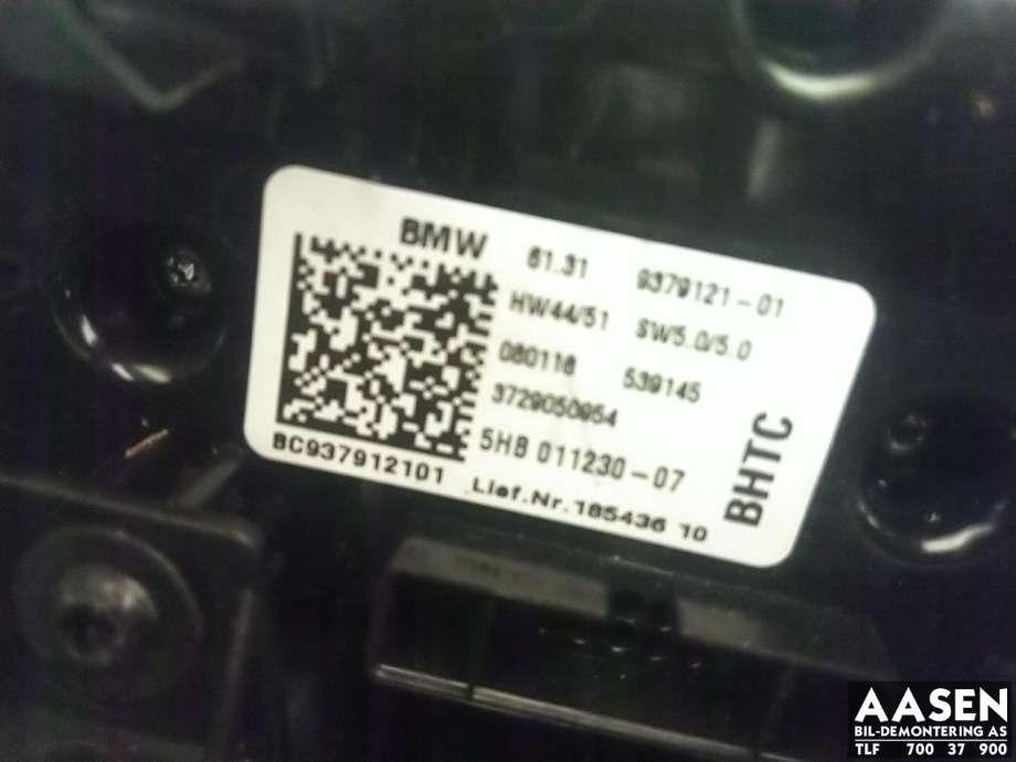 Varmeapparat betjening til BMW i3 2013-2022  