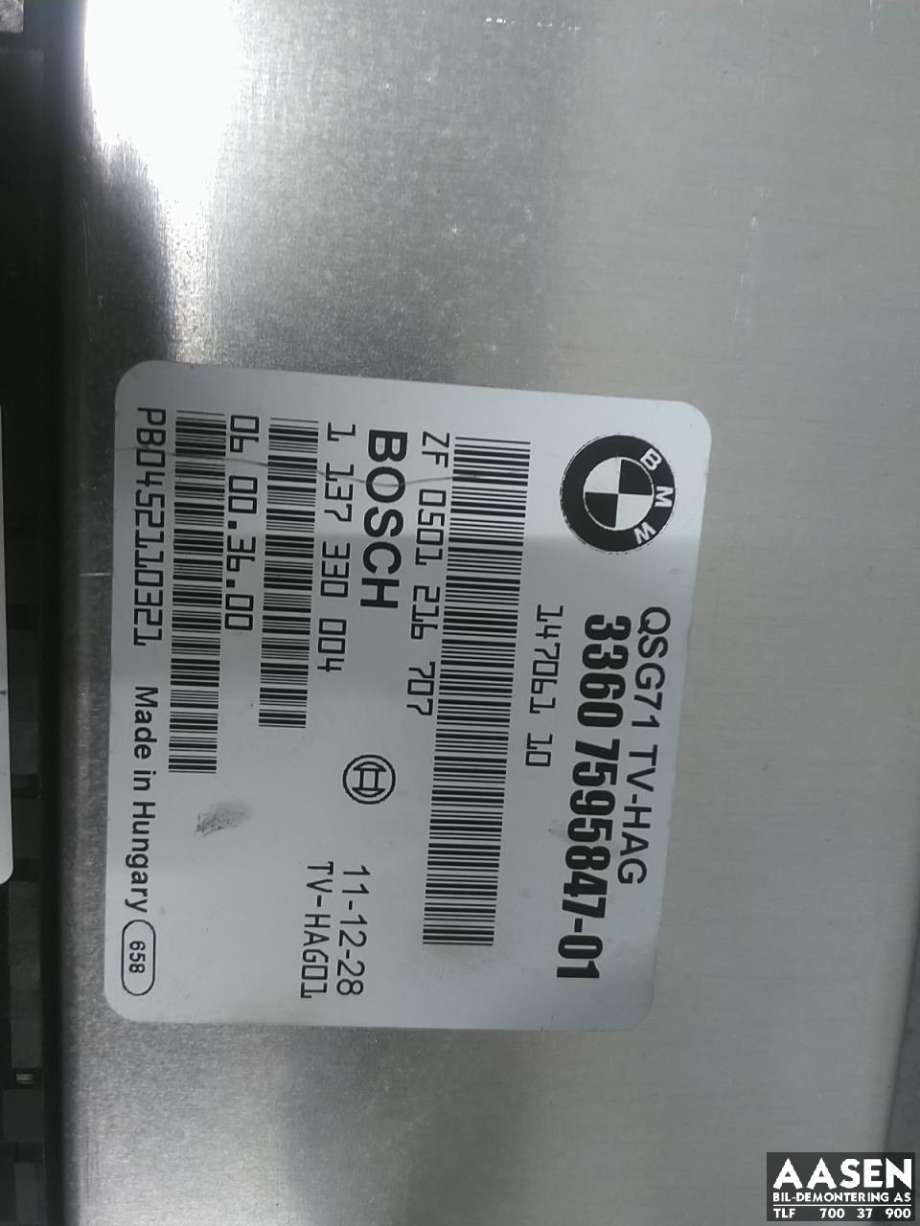 Styreenhet diverse til BMW X6 2008-2014 (E71/E72) (E71/E72) 