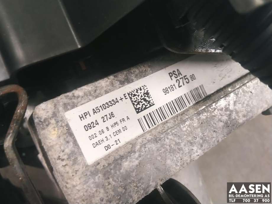 Servo pumpe elektrisk til Toyota Proace 2016-->> (Type II)