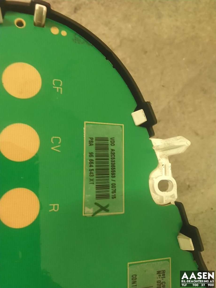 Instrumentpanel til Citroën DS3 2010-2019 (6103 JC|)