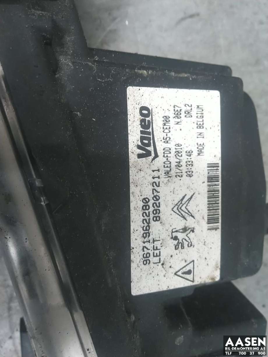 Kjørelys led venstre foran til Citroën DS3 2010-2019  (6208 R8|)