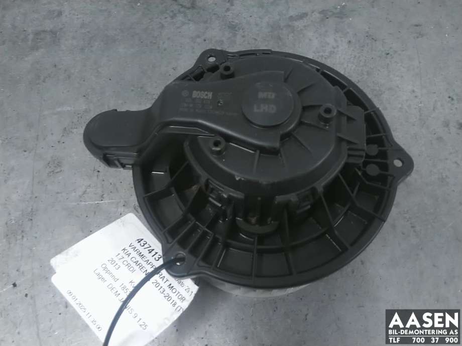 Varmeapparat motor til Kia Carens, 2013-2018 Type III (97113 3X000)