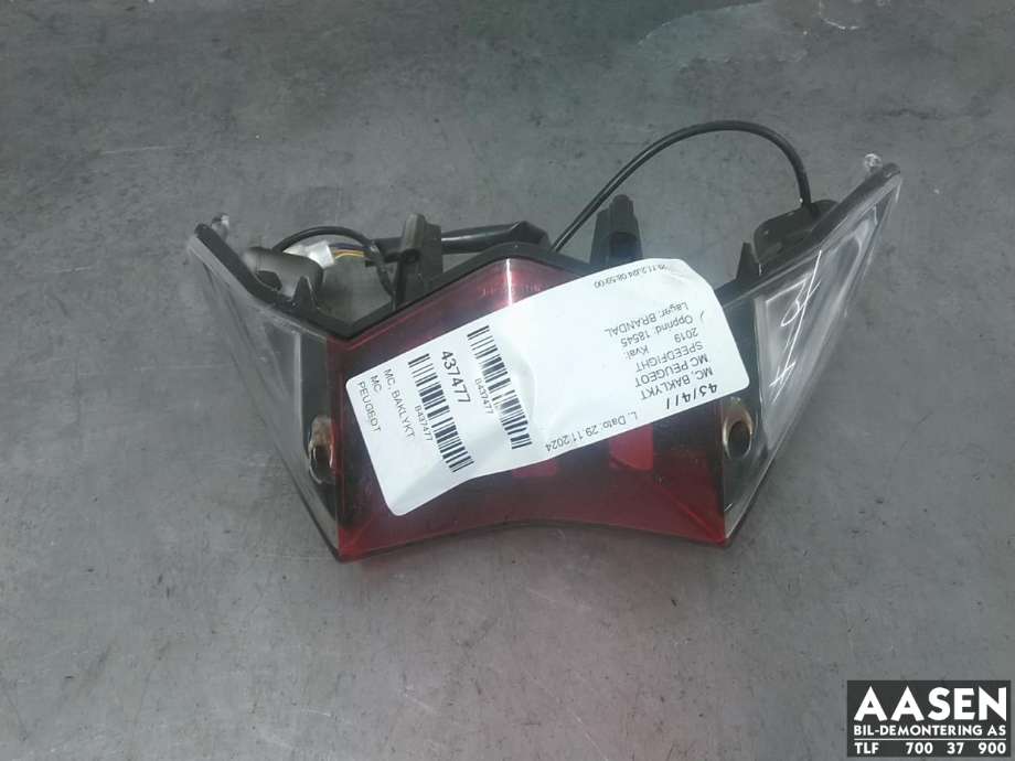 MC, Baklykt til MC Moped Peugeot, 0-->>  