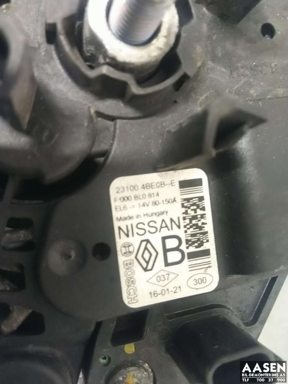 Dynamo til Nissan Qashqai 2014-2021 (Type II)  (231004BE0B|)