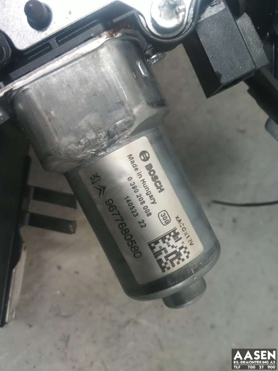 Viskermotor bakrute til Peugeot 308 2013-2021 (Type II)  (96 776 805 80|98 195 231 80|)
