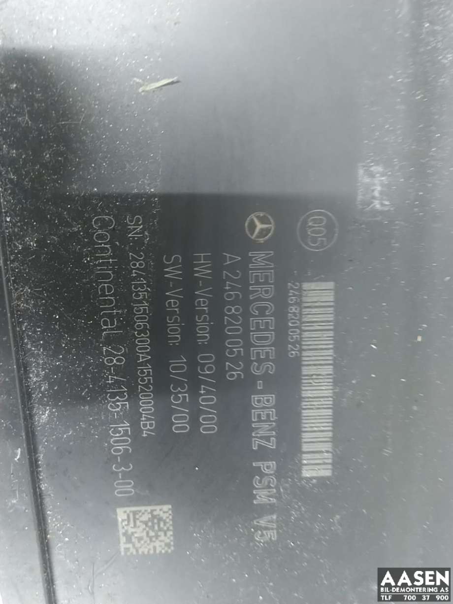 Styreenhet diverse til Mercedes B-Klasse, electric drive 2014-2018 (W242) (W242) 