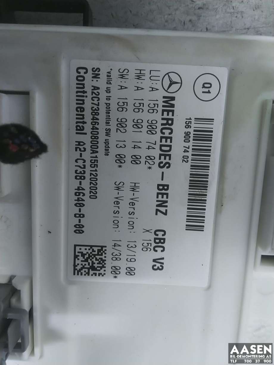 Styreenhet diverse til Mercedes B-Klasse, electric drive 2014-2018 (W242) (W242) 