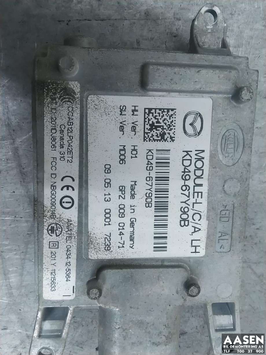 Styreenhet diverse til Mazda CX-5 2012-2017 (Type I)  