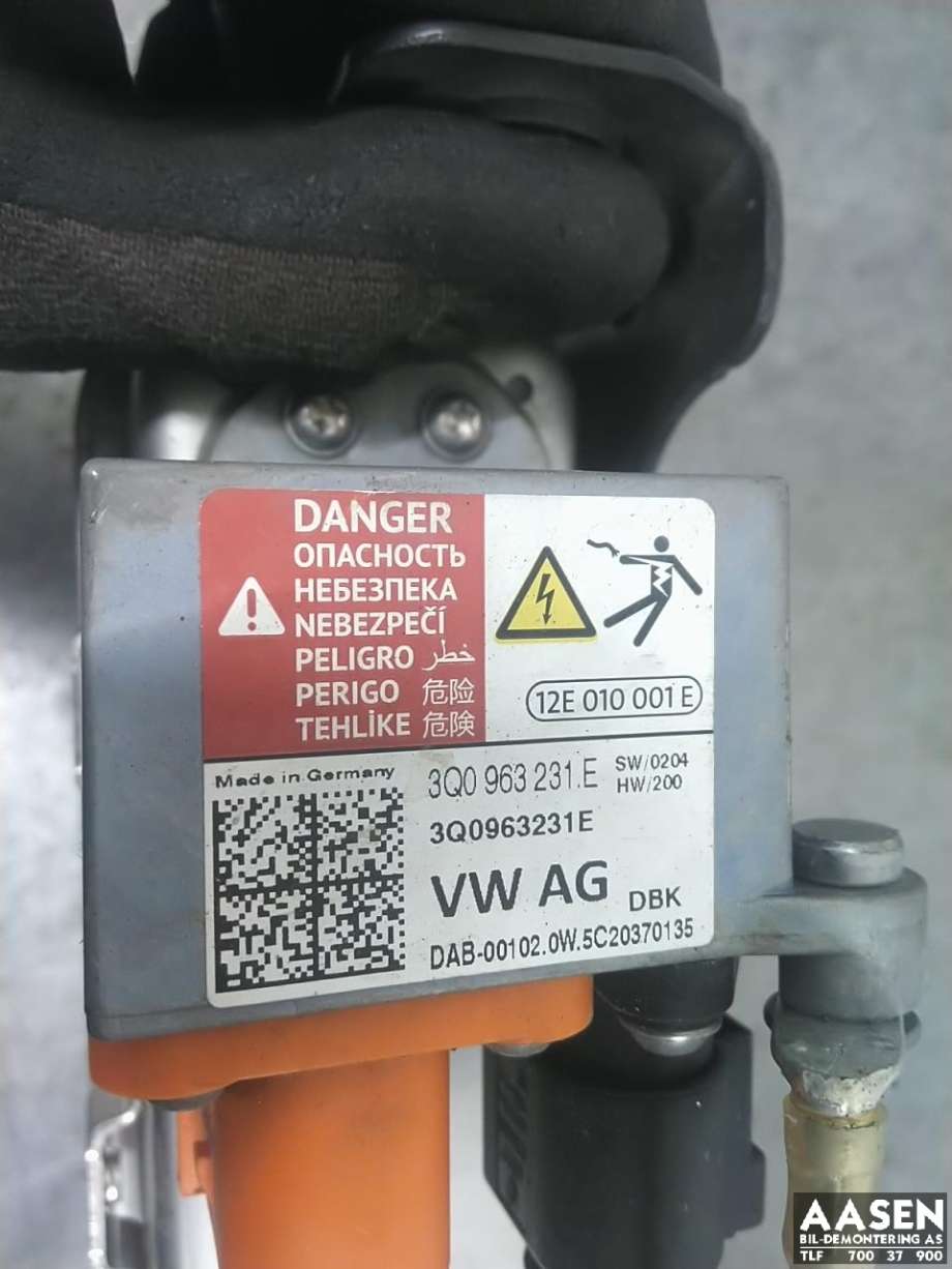 Varmeapparat PTC-heater til Audi e-tron 2018-->>  (3Q0 963 231 E|)