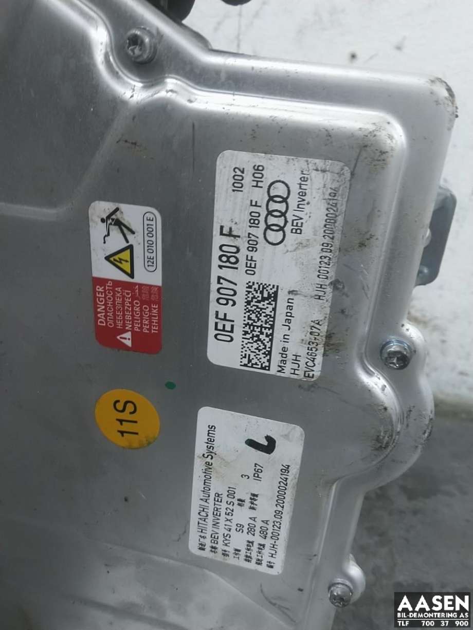 Inverter elbil til Audi e-tron 2018-->>  (0EF 907 180 F|)