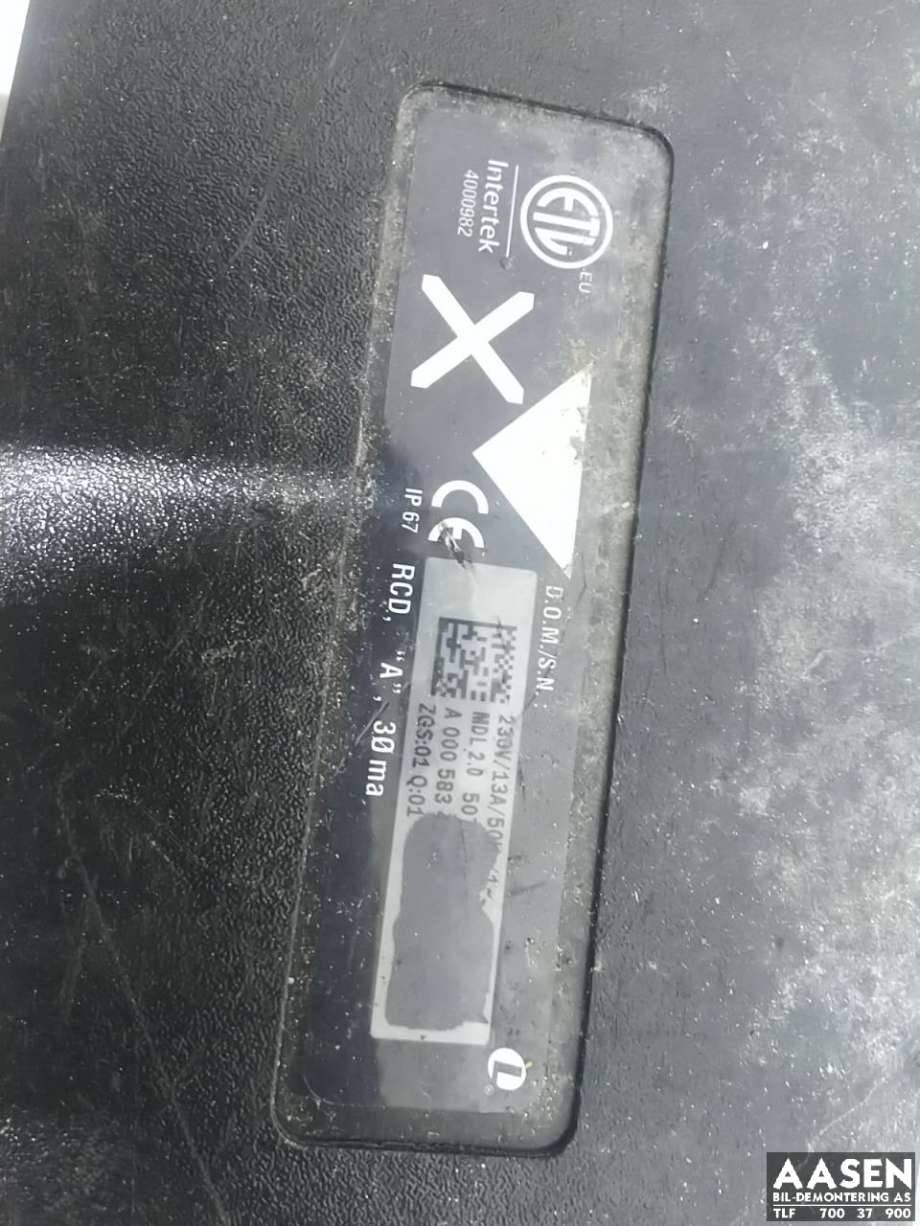 Batterilader kabel til Mercedes B-Klasse, electric drive 2014-2018 (W242) (W242) (INTERTEK|A0005834200|)