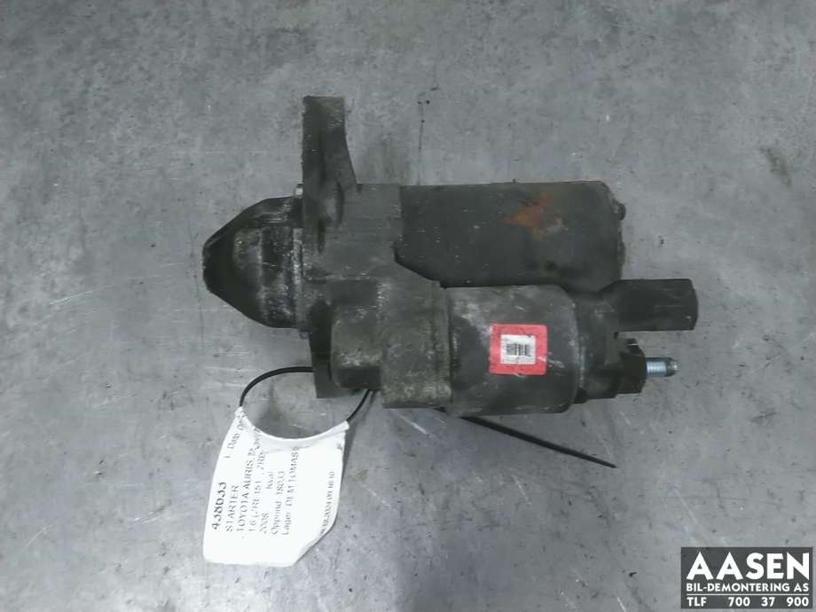 Starter til Toyota Auris, 2007-2010 (Type I, Fase 1)  (28100-0T030)
