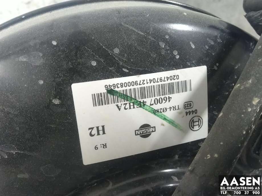 Bremsekraft-forsterker til Nissan Qashqai 2014-2021 (Type II)  (472104EH0J|460104EH0A|)