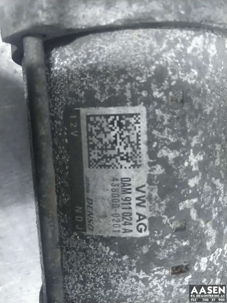 Starter til Škoda Rapid 2012-2019  (0AM 911 024 A|0AM 911 024 AX|)