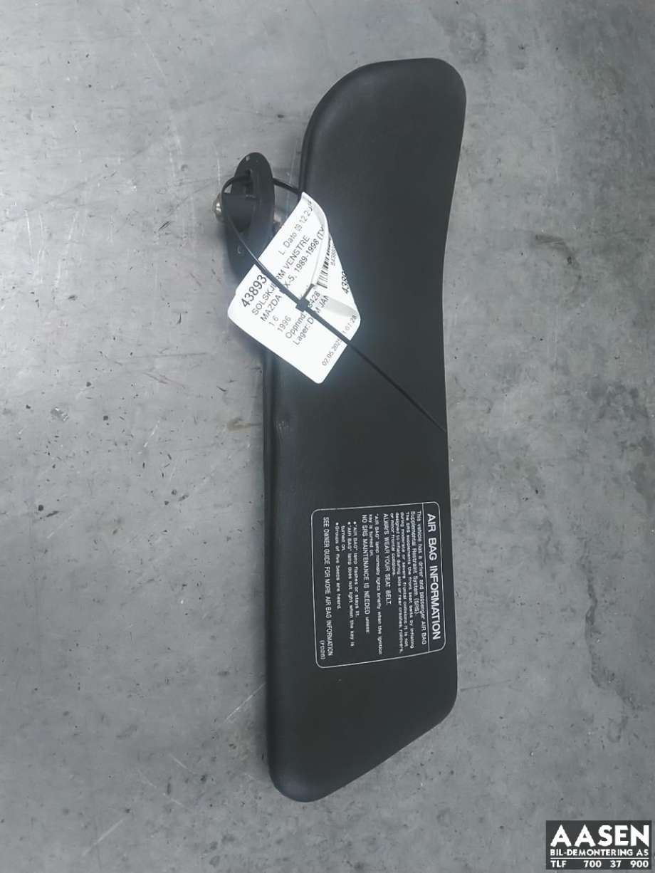 Solskjerm venstre til Mazda MX-5 1989-1998 (Type I) (NB17-69-320A 02|)