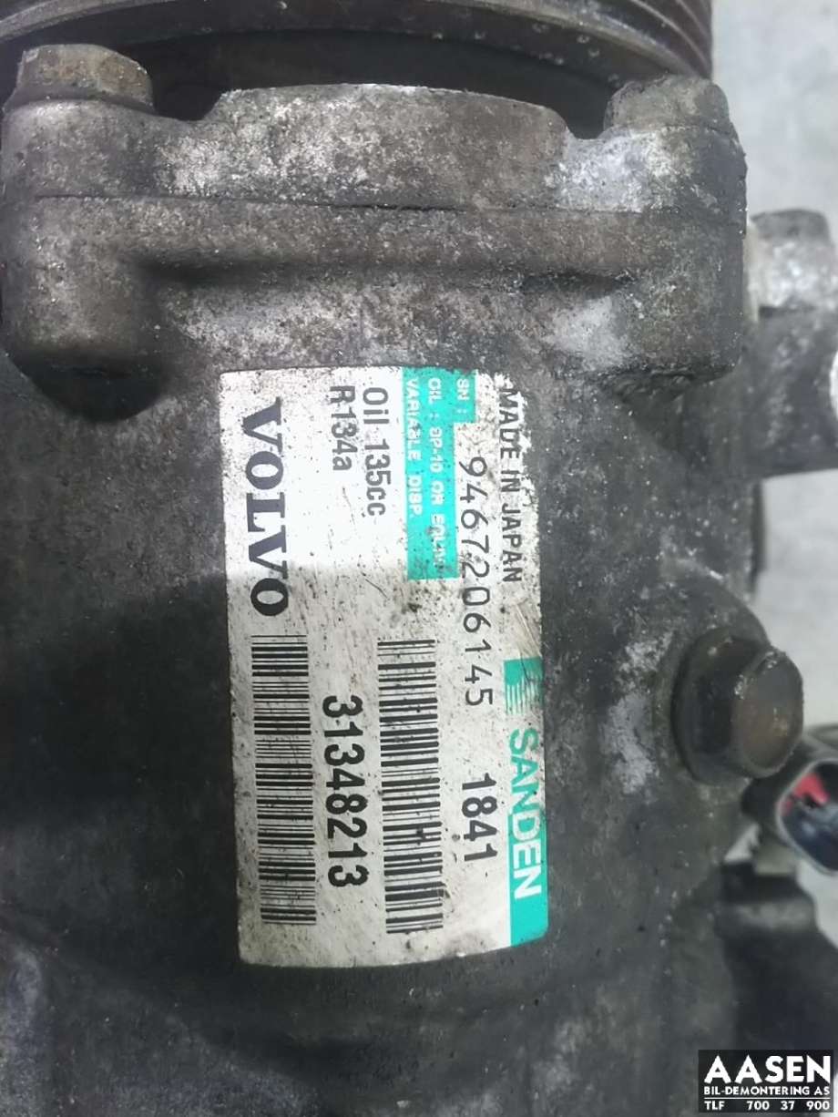 Aircondition kompressor til Volvo V70 2007-2013 (Type III, Fase 1)  (31348213|)