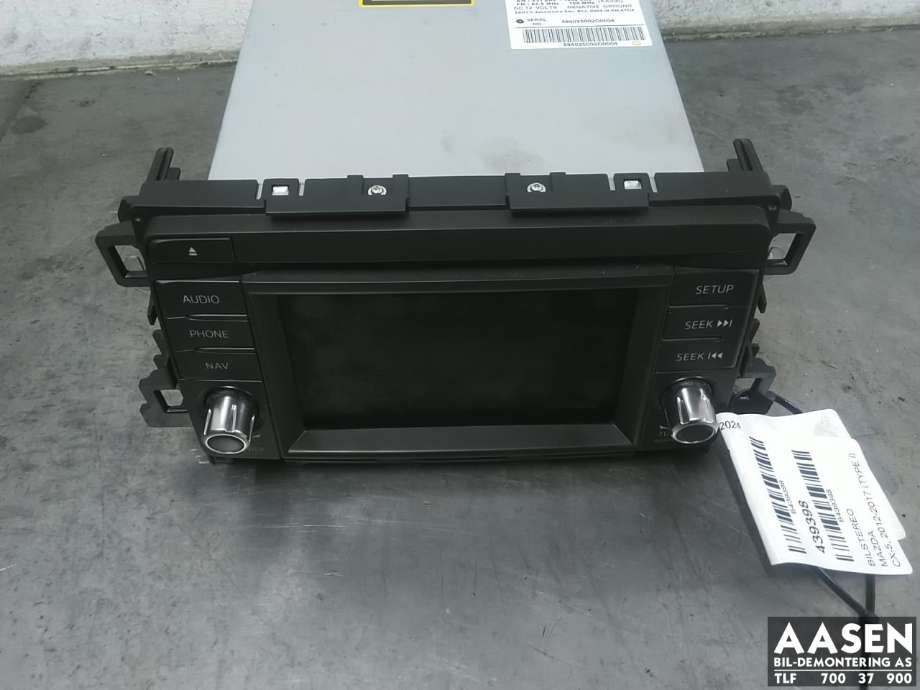Bilstereo til Mazda CX-5 2012-2017 (Type I) (KD5366DV0B|)
