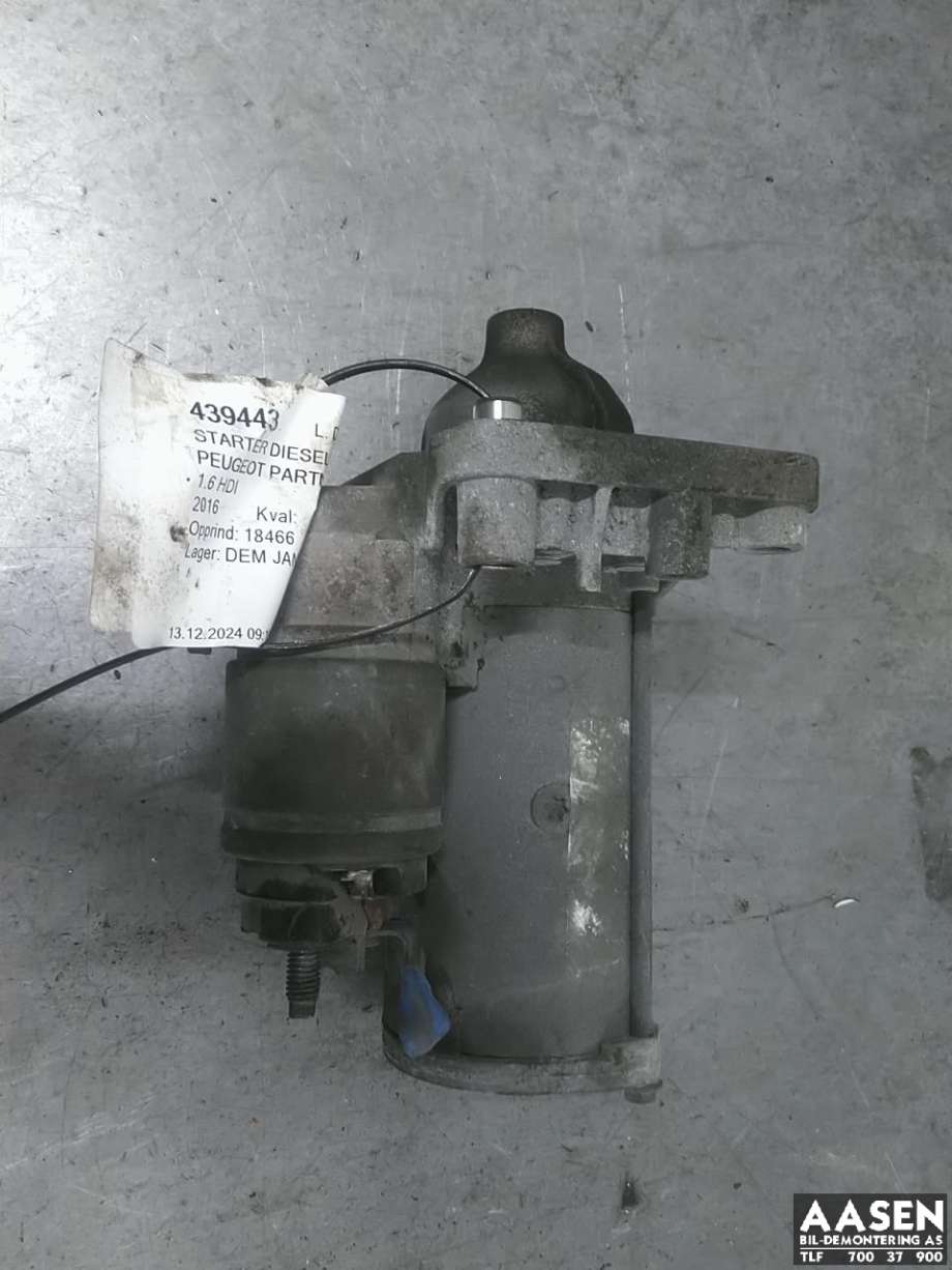 Starter diesel til Peugeot Partner 2015-2019 (Type II, Fase 2) (5802 Z8|5802 EG|)
