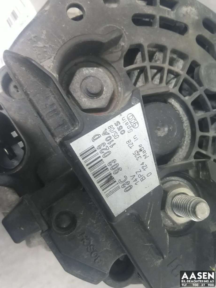 Dynamo til Škoda Fabia 2007-2010 (Type II, Fase 1)  (03C 903 023 B|03C 903 023 BX|03C 903 023 DX)