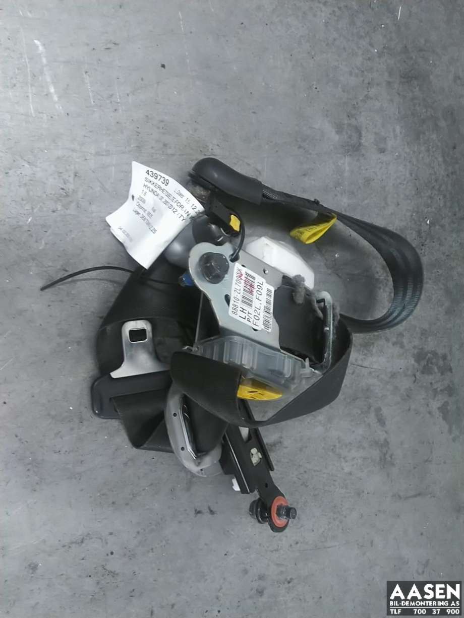 Sikkerhetsbelte foran venstre til Hyundai i30 2007-2012 (Type I) (88810 2L700WK|)