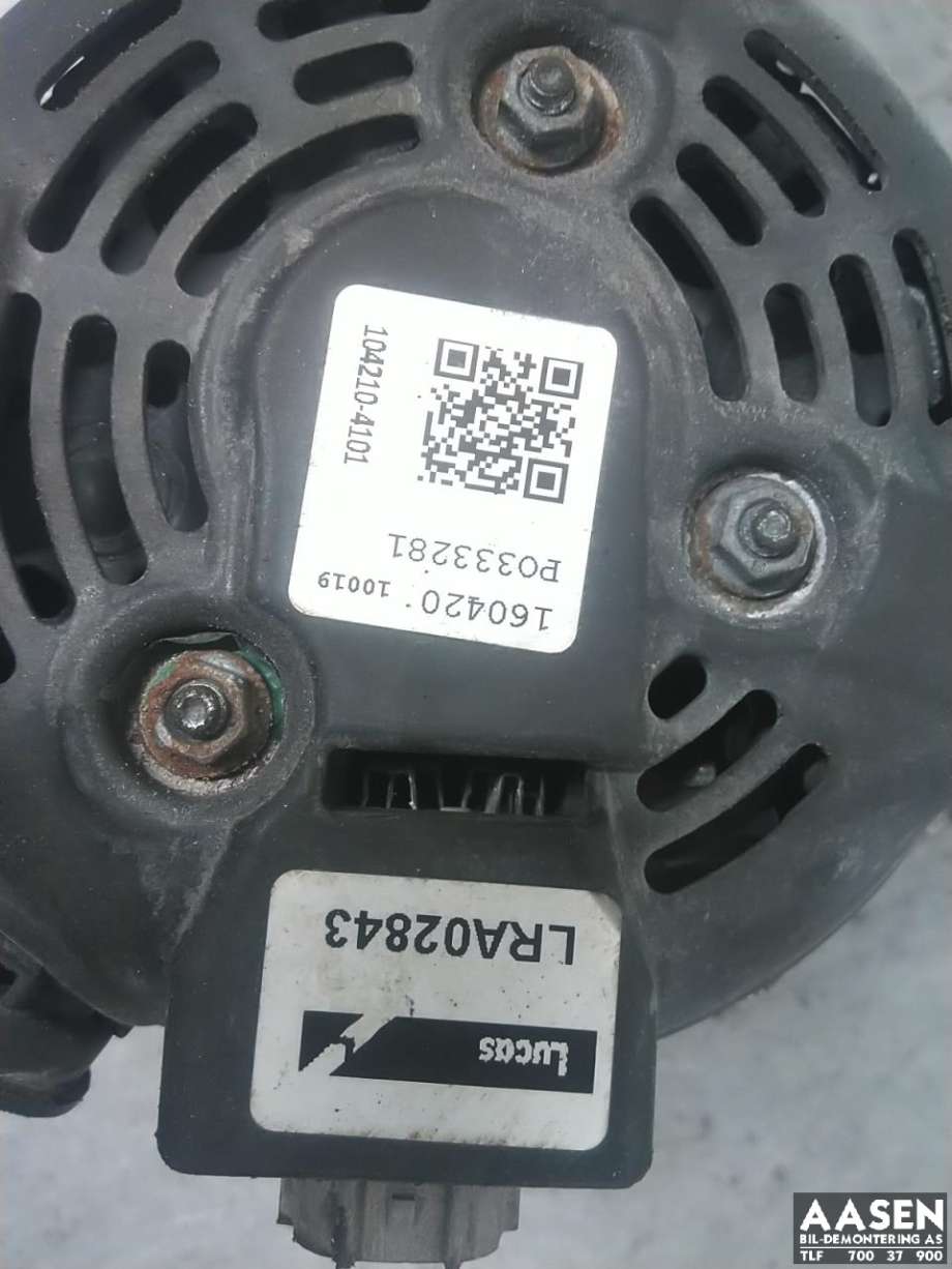 Dynamo diesel til Toyota Auris 2007-2010 (Type I, Fase 1)  (27060-0N020|270600N021|)