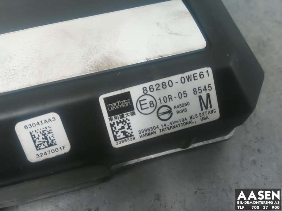 Bilstereo forsterker til Lexus NX 2014-2021 (Type I) (AZ10) (AZ10) (862800WE61|)