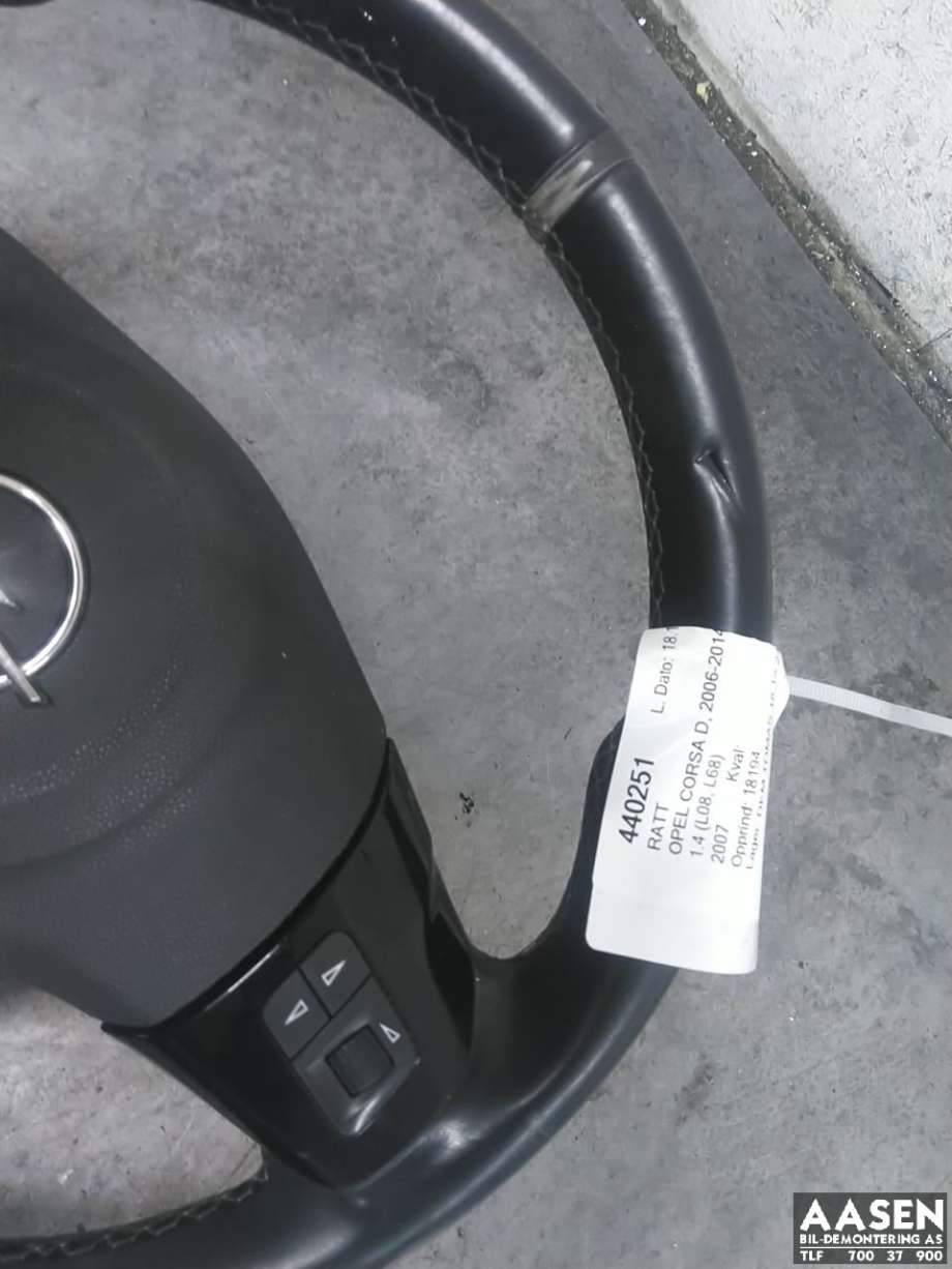 Ratt til Opel Corsa D 2006-2014  