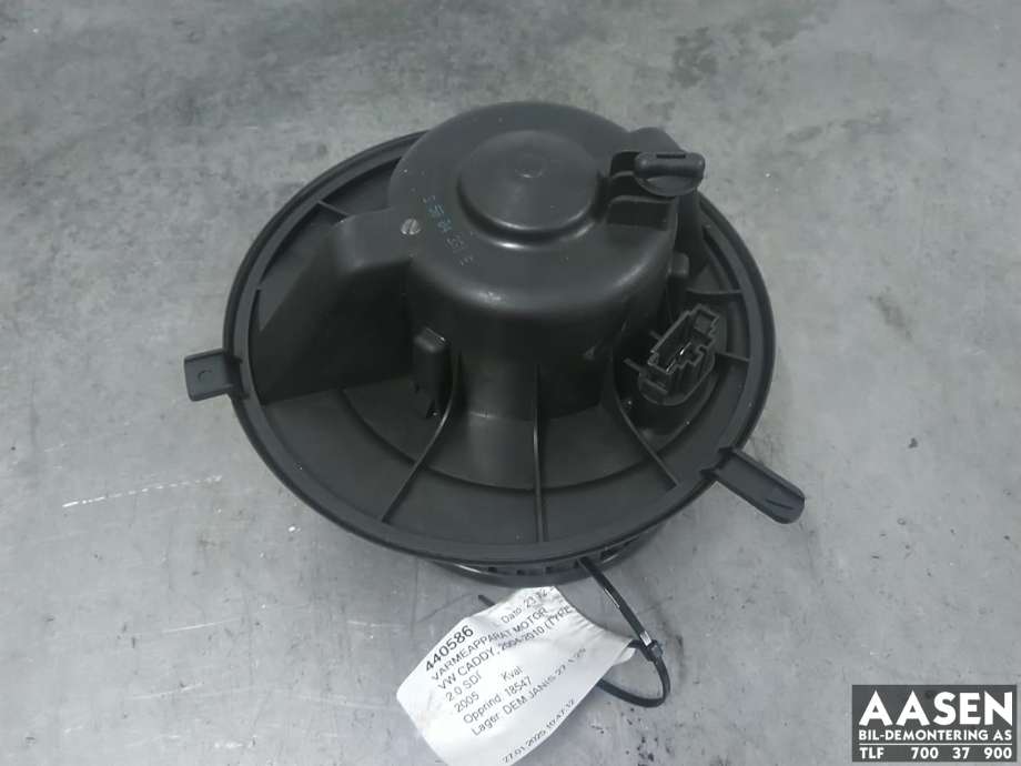 Varmeapparat motor til VW Caddy, 2004-2010 (Type III, Fase 1)  (1K1 819 015)