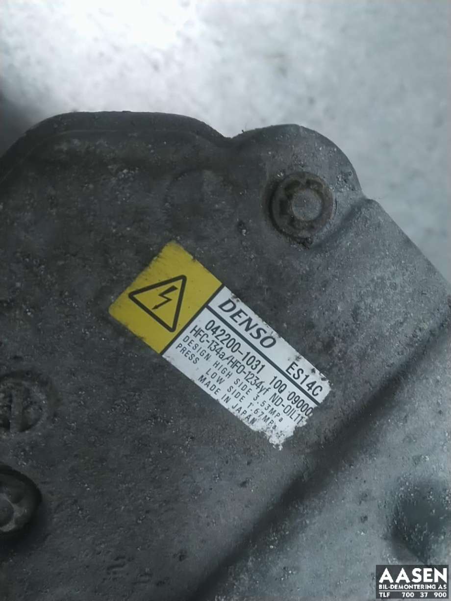 Aircondition kompressor hybrid til Toyota Auris 2013-2015 (Type II, Fase 1)  (8837047032|8837047033|)