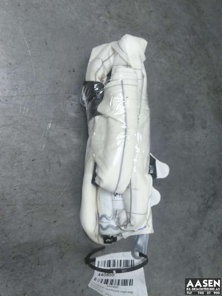 Airbag gardin høyre til BMW 3-Serie, 2012-2018 (F30/F31/F34) (F30/F31/F34) (72 12 7 221 046)