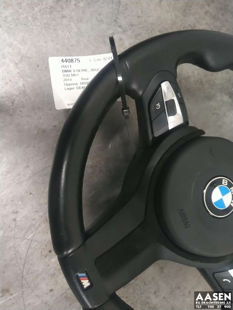 Ratt til BMW 3-Serie 2012-2018 (F30/F31/F34) (F30/F31/F34) (32 30 7 848 339|)